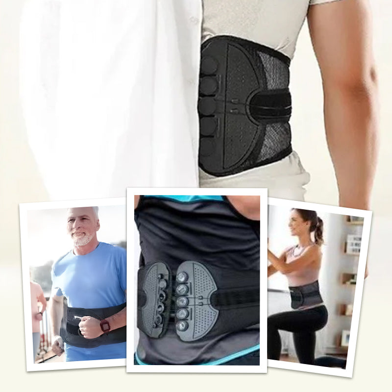 Adjustable Lumbar Support Belt Lower Back Brace-6