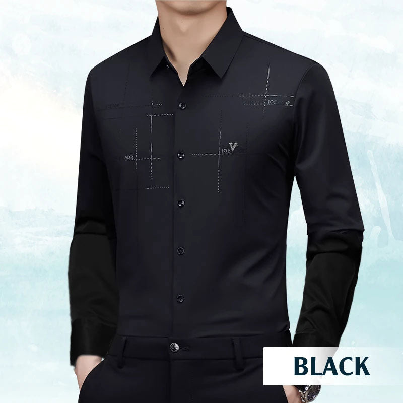 🔥HOT SALE 50% OFF🔥Men's Breathable Ice-Silk Stretch Shirt-1