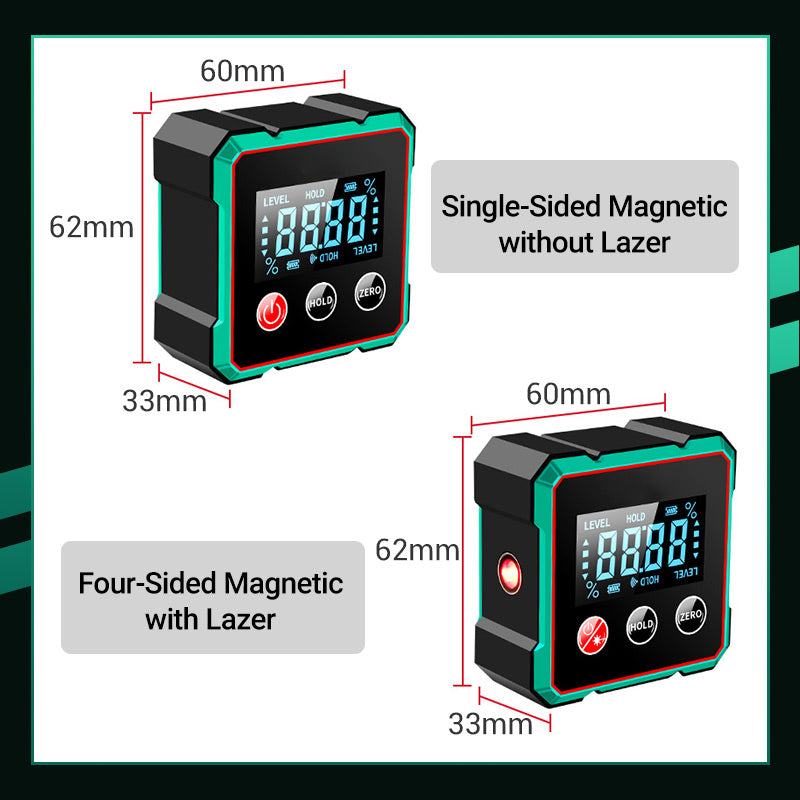 🔥Magnetic Digital Angle Finder with Electronic Laser-9