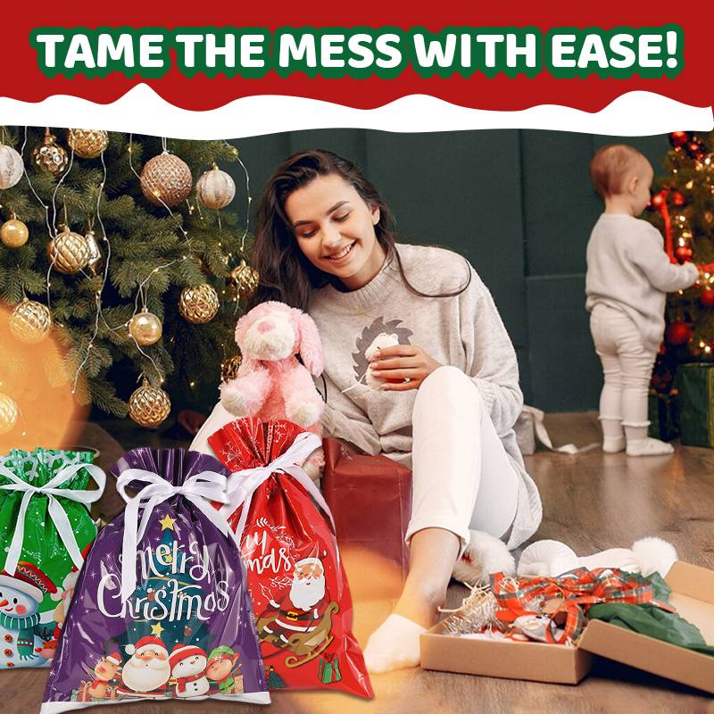 🔥Buy 2 Get 1 Free🎅🎁Christmas Gift Bag With Drawstring-7