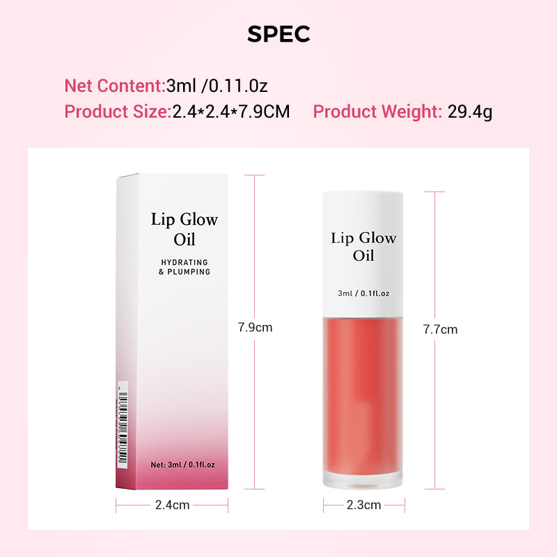 ⏳2026 NEW YEAR BUY MORE SAVE MORE✨ONLY ￡9.99!!!💋Tinted Lip Glow Oil - For Lush, Hydrated Lips with a Natural Glow! 💖-7