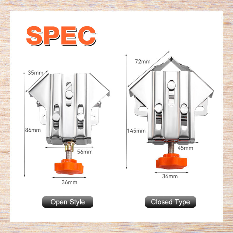 Multipurpose Stainless Steel 90 Degree Corner Clamp-12