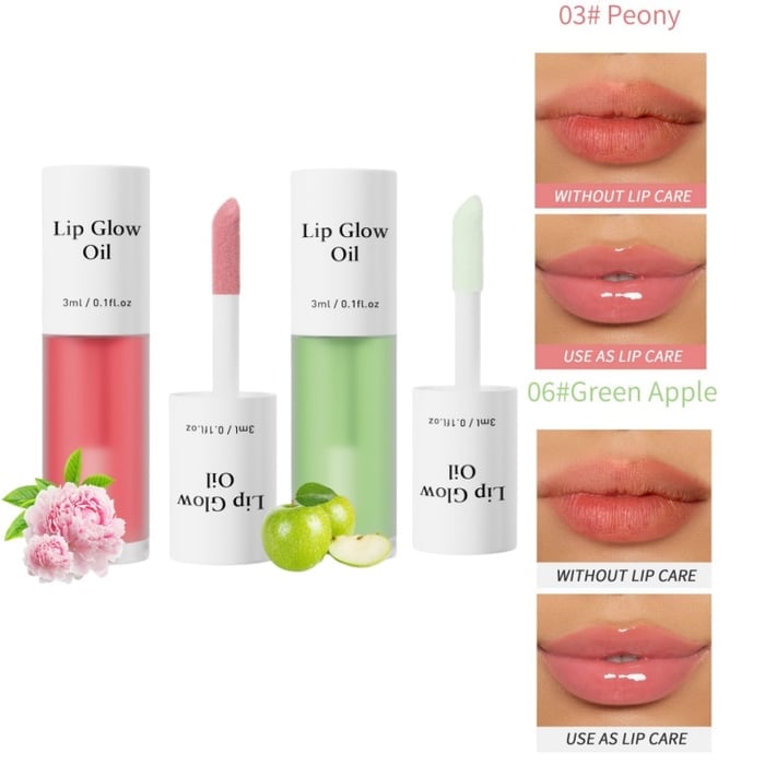 ⏳2026 NEW YEAR BUY MORE SAVE MORE✨ONLY ￡9.99!!!💋Tinted Lip Glow Oil - For Lush, Hydrated Lips with a Natural Glow! 💖-32