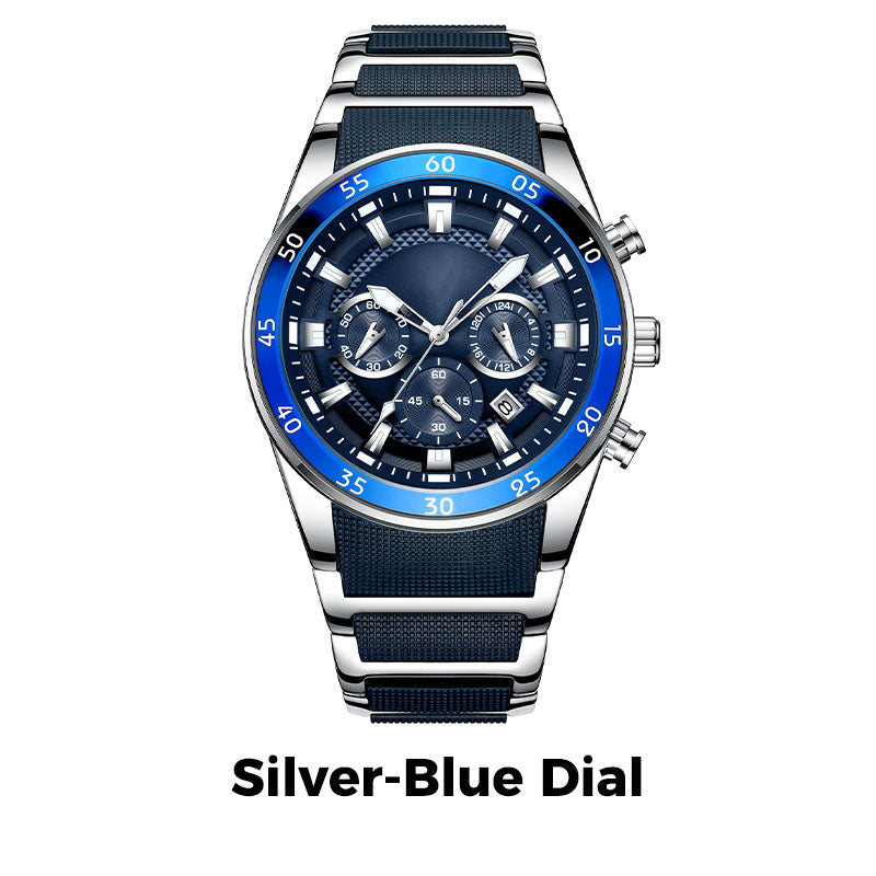 ⏳Time-limited Special⌛Men's Waterproof Multifunctional Quartz Watch-12