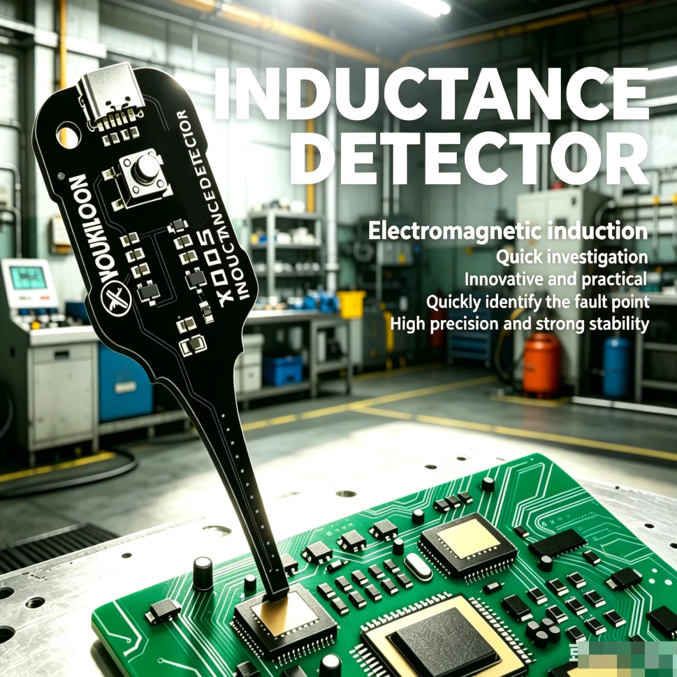 In-Circuit Inductor Tester – One-button simplicity, clear indicator. Non-contact, rapid diagnosis. A must-have for electronics repair. 📟🕊️-10