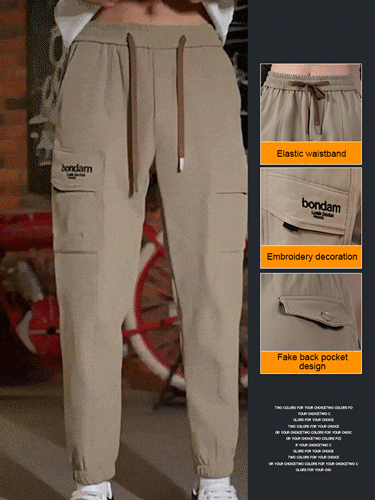 🔥50% OFF🔥2024 New Tide Casual Pants-2