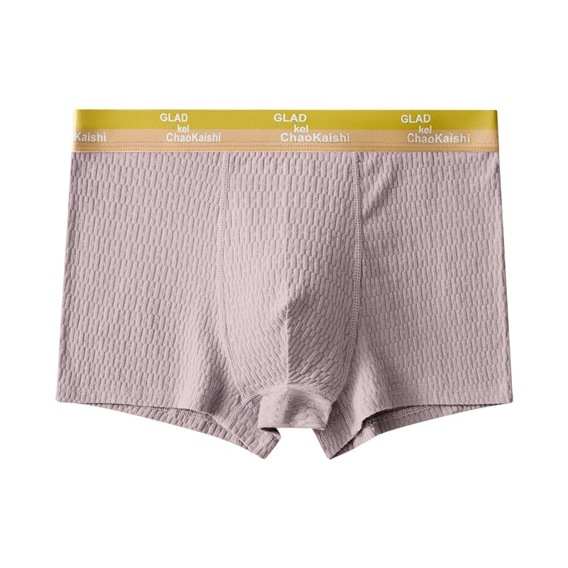 🔥HOT Sale🔥🎉Bubble Cotton Men's Boxer Briefs Antibacterial Breathable Sweat Absorbent🎉-10