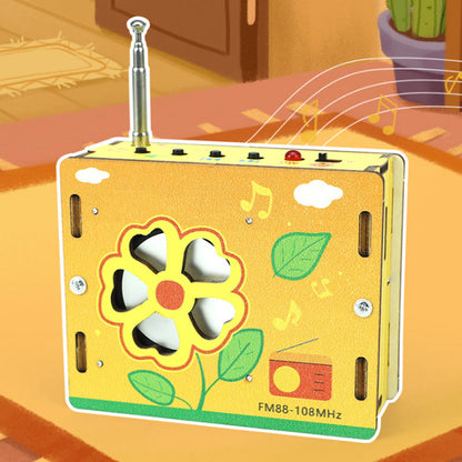 Pedagogische speelgoed voor kinderen DIY Mini Radio
