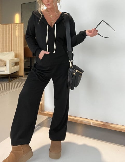 🔥HOT SALE 56% OFF🔥 Cozy Days French Terry Jumpsuit-2
