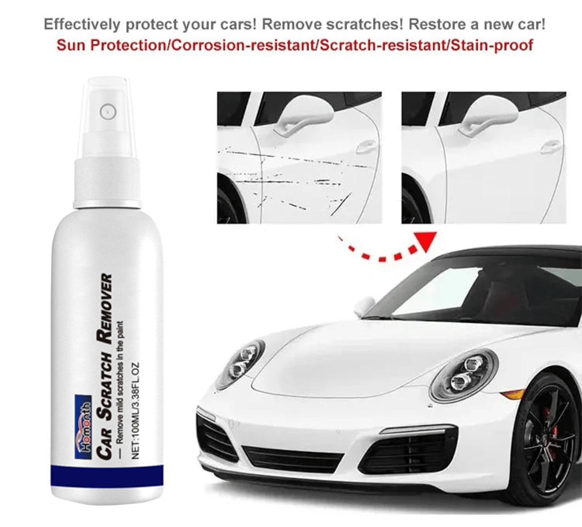 🔥🔥Car paint scratch repair spray🚙Suitable For All Colors Car Paint-2