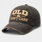🖤2026 New Year · 30% OFF🖤Vintage Distressed “OLD & DON’T CARE” Cap-7