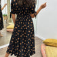 🌷Limited Time 53% OFF💞💃Deep V-neck polka-dot dress-3