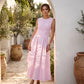 ⏳Limited-time ⏰Women Casual Striped Maxi Dress Sleeveless🎀👗