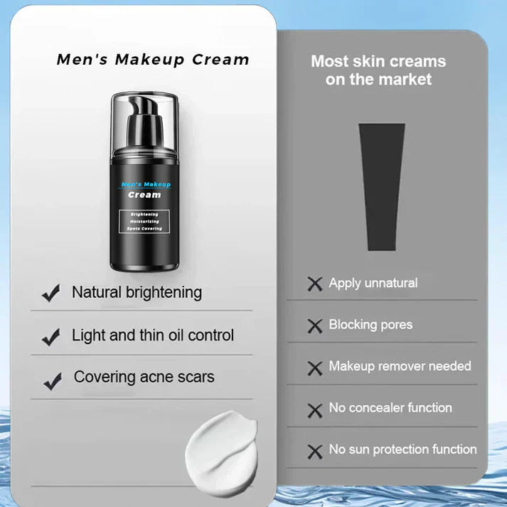 Men's Makeup Cream for Brightening, Moisturizing & Spots Covering-8
