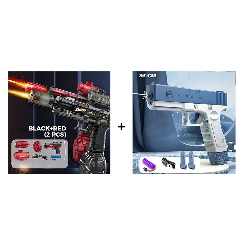 🌊Summer Discount🔫💦Fast Mode Ice Explosion Pistol Water Gun-15