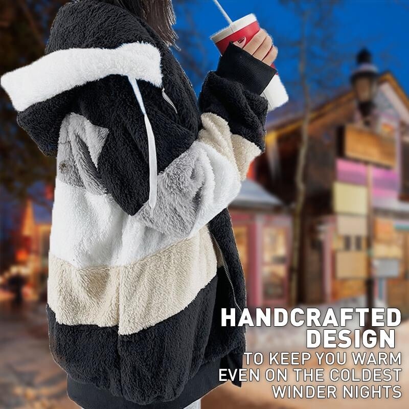 🍂Fall Specials🎅Contrasting Padded Coat🐑-2