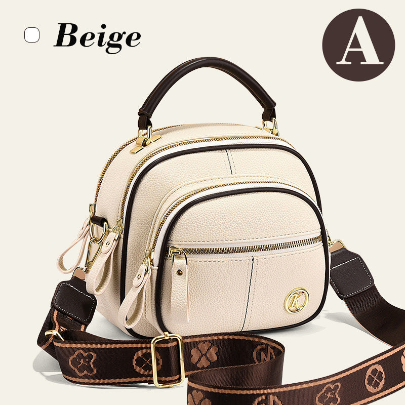 👜 New Arrival-✨Classic Multifunctional Compartments Adjustable Wide Shoulder Strap PU Leather Crossbody Bag-10
