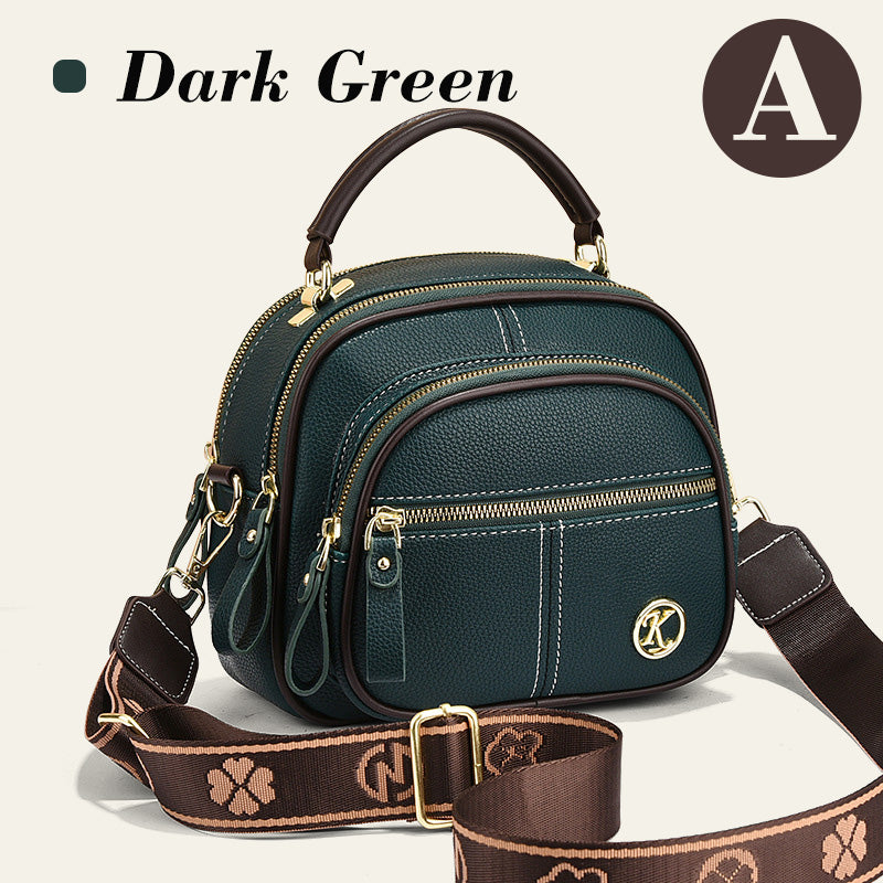 👜 New Arrival-✨Classic Multifunctional Compartments Adjustable Wide Shoulder Strap PU Leather Crossbody Bag-13