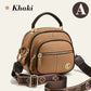 👜 New Arrival-✨Classic Multifunctional Compartments Adjustable Wide Shoulder Strap PU Leather Crossbody Bag-14