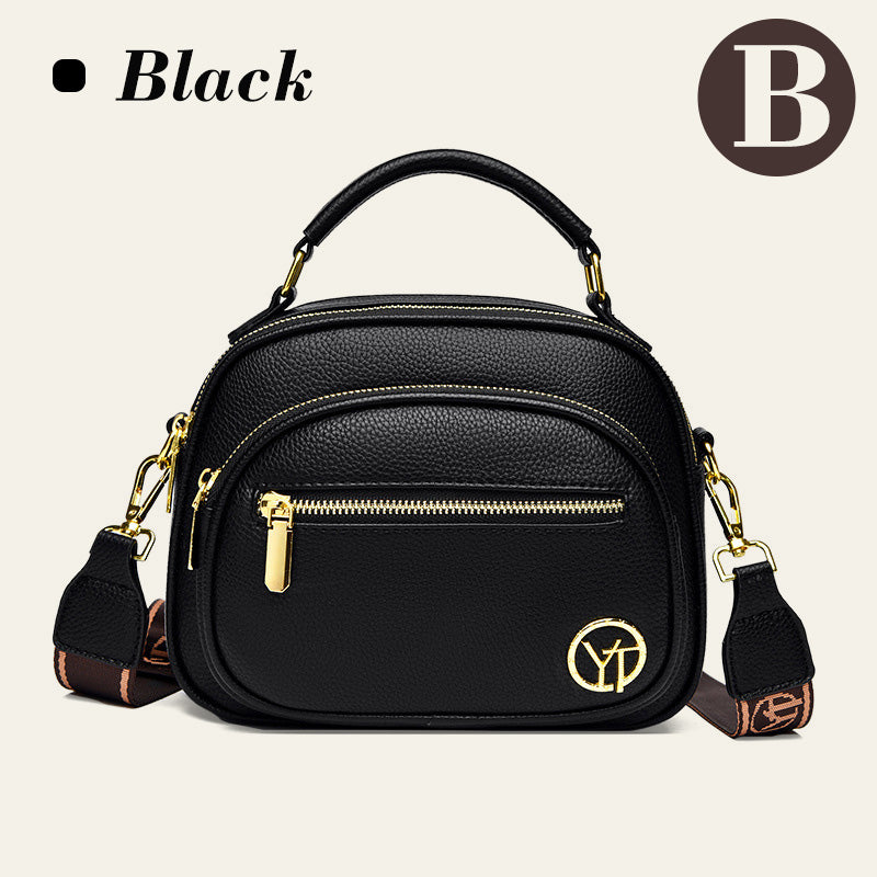 👜 New Arrival-✨Classic Multifunctional Compartments Adjustable Wide Shoulder Strap PU Leather Crossbody Bag-15