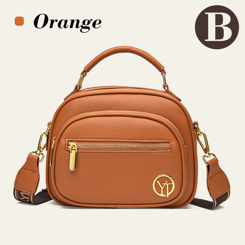 👜 New Arrival-✨Classic Multifunctional Compartments Adjustable Wide Shoulder Strap PU Leather Crossbody Bag-17