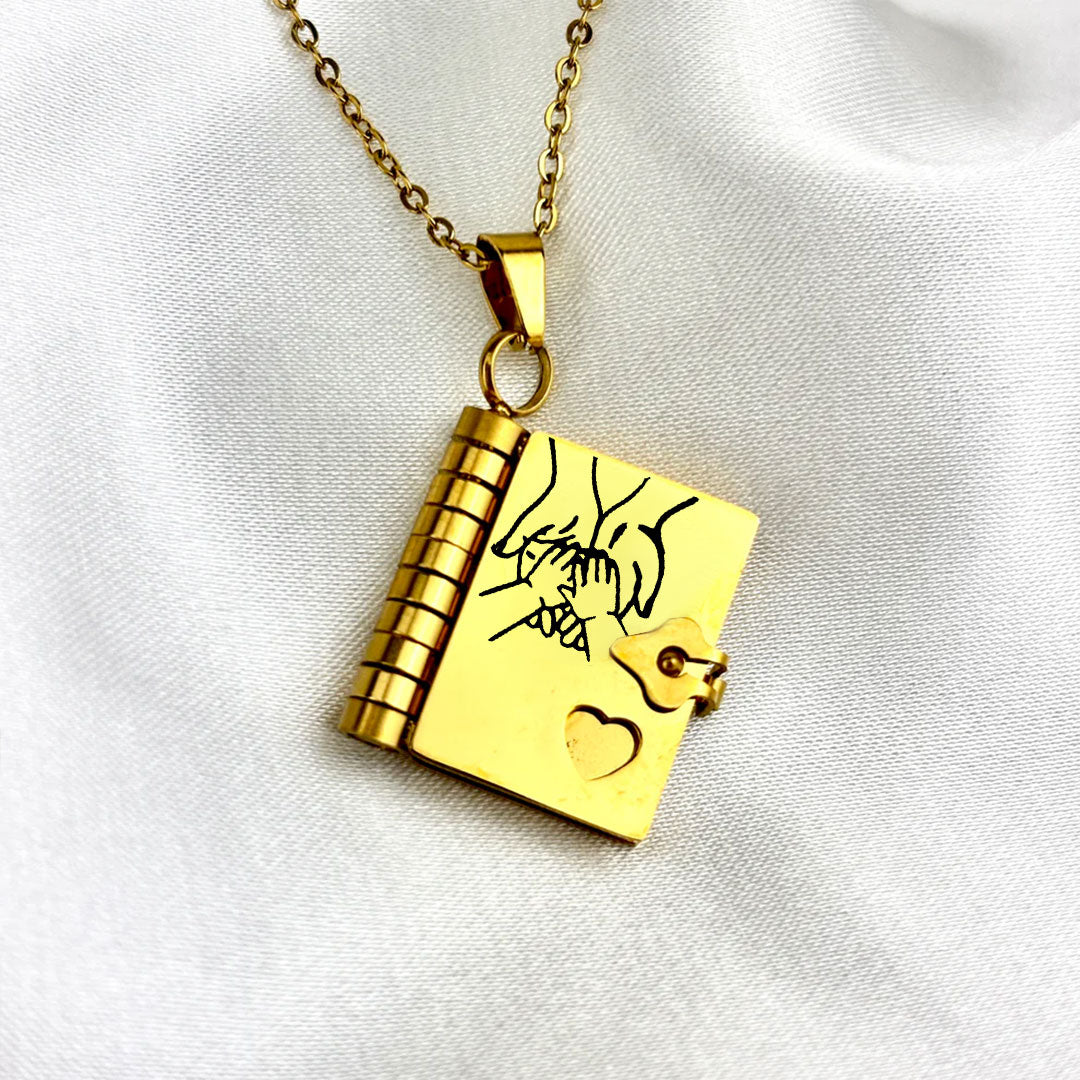 🔥🔥My Little Star Book Necklace for Daughter, Birthday Day Gift Graduation Jewelry of Love-5