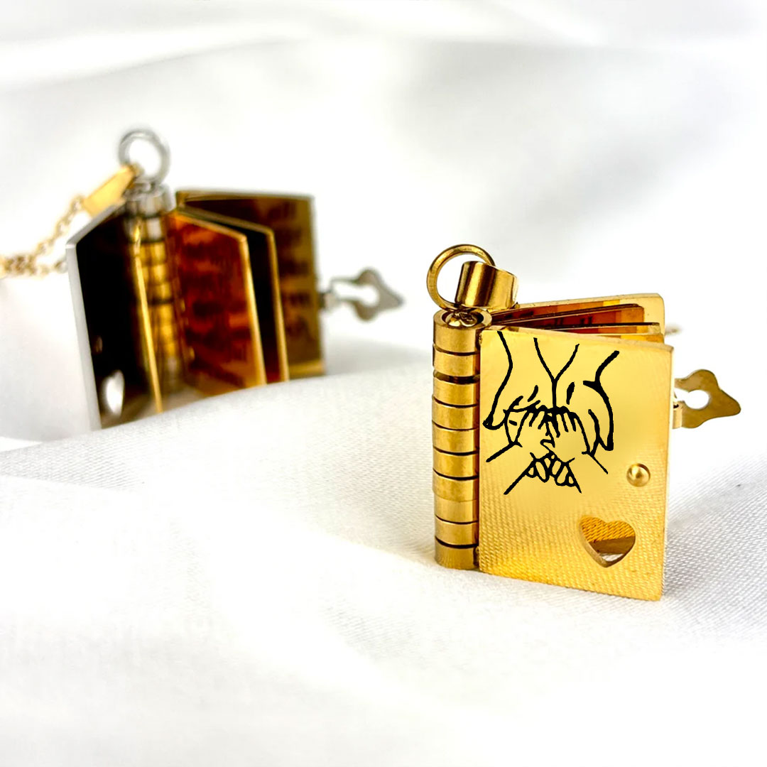 🔥🔥My Little Star Book Necklace for Daughter, Birthday Day Gift Graduation Jewelry of Love-3
