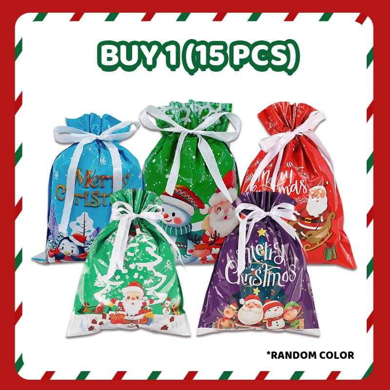 🔥Buy 2 Get 1 Free🎅🎁Christmas Gift Bag With Drawstring-8