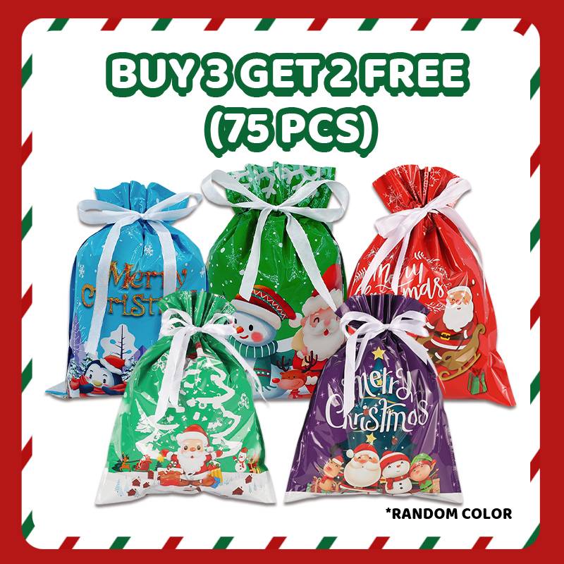 🔥Buy 2 Get 1 Free🎅🎁Christmas Gift Bag With Drawstring-10