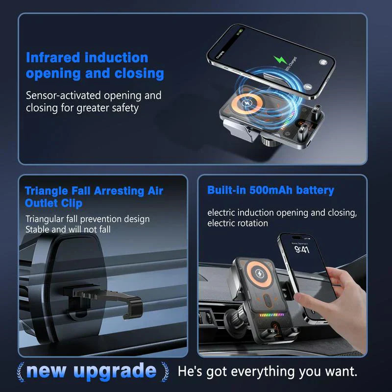 📱New Wireless Fast Charging Car Mount-2