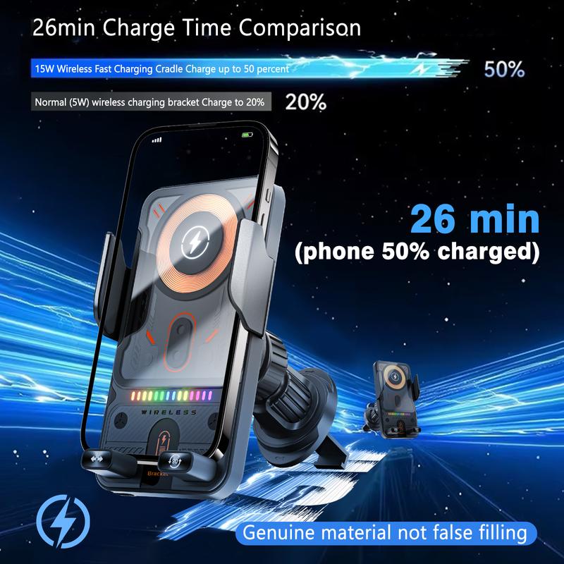 📱New Wireless Fast Charging Car Mount-3