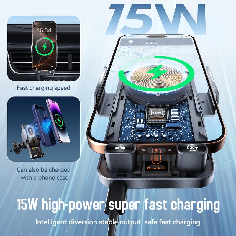 📱New Wireless Fast Charging Car Mount-7