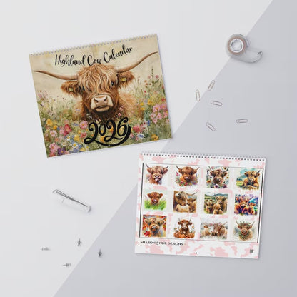 🏆Blitzangebot⚡ Über 11.000 verkauft! Nur noch wenige verfügbar – 🐮Hochlandrind-Kalender 2026 📅