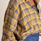 🔥Hot Sale 68% OFF🔥🏆Women's Mineral Washed Button Down Plaid Shirt-10