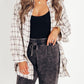 🔥Hot Sale 68% OFF🔥🏆Women's Mineral Washed Button Down Plaid Shirt-5