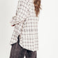 🔥Hot Sale 68% OFF🔥🏆Women's Mineral Washed Button Down Plaid Shirt-7
