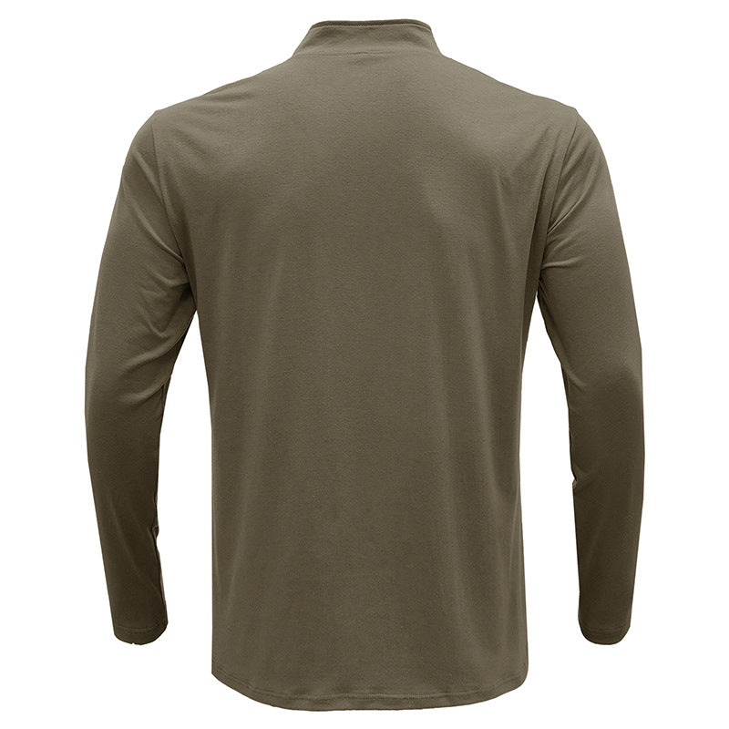 🌷Limited Time 50% OFF💞Stand-up collar pullover zipper Tee-8
