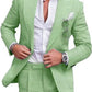 🔥HOT SALE 50% OFF🔥Men’s Breathable Linen Formal Suit Blazer and Pants 2-piece Set-1