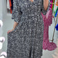 🔥SUMMER SALE 53% OFF 👗New Floral Print V Neck-Long Dress-2