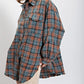 🔥Hot Sale 68% OFF🔥🏆Women's Mineral Washed Button Down Plaid Shirt-13
