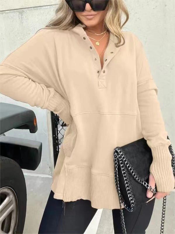🔥2024 NEW WOMEN'S OVERSIZED HOODIE WITH THUMB HOLES-16