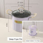 Multifunctional Deep Fryer Pot And Grease Container With Strainer