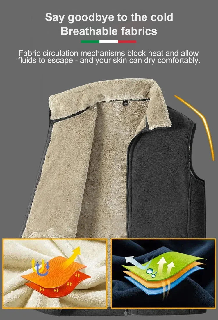 🍂Fall Specials🍂Men’s Lamb's Wool Vest-2