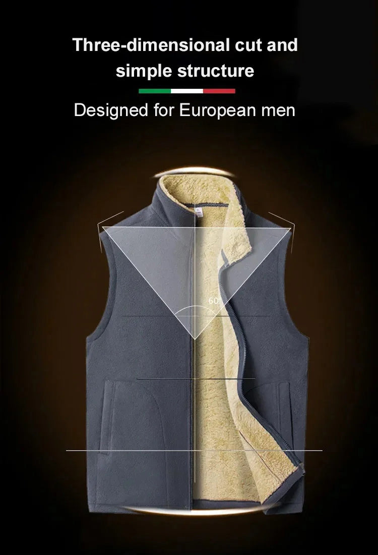 🍂Fall Specials🍂Men’s Lamb's Wool Vest-3