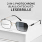 Blaulichtfilter Gleitsicht-Lesebrille für Fern- und Nahsicht