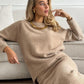 🔥Clearance Sale🔥Women’s Elegant Cozy Sweater and Flared Skirt Set-1