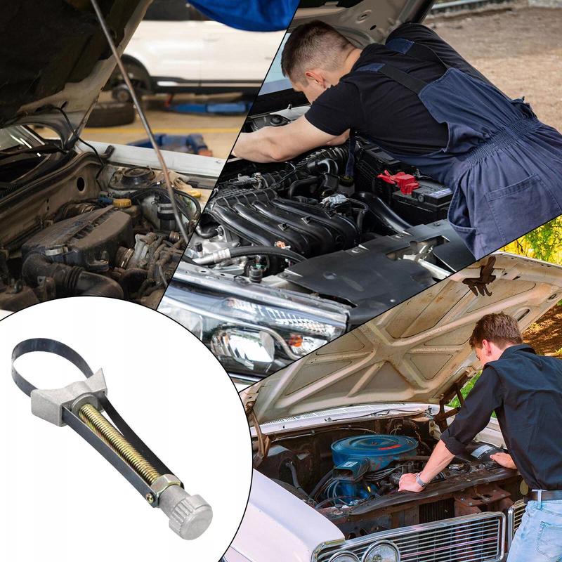 🔥USA NEW Auto Car Diameter Adjustable Oil Filter Removal Strap Wrench Tool-6