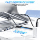 USB C Laptop Stand with Docking Station-3