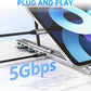 USB C Laptop Stand with Docking Station-5