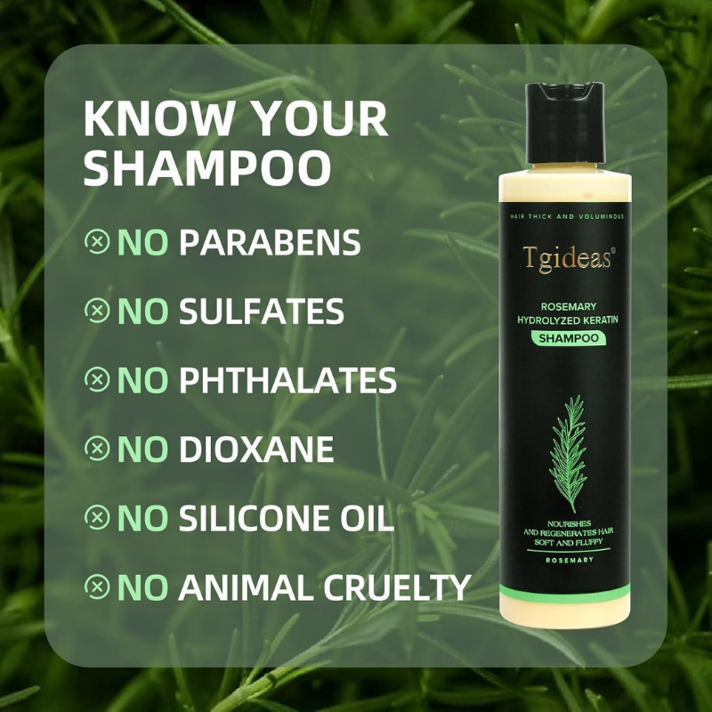 💖 See Real Results Faster -Tgideas® Organic Rosemary Hair Growth shampoo-9